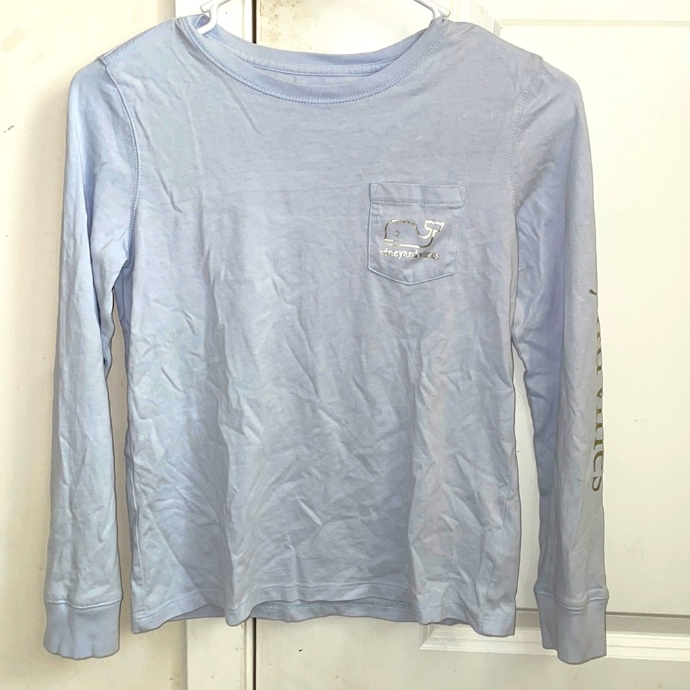 Vineyard vines light blue long sleeve